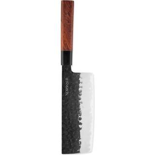 Norskaer Black Buffalo Nakiri Kokkekniv