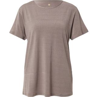 ATHLECIA Women's Lizzy Slub Tee Funktionsshirt Damer størrelse 42 farve brun