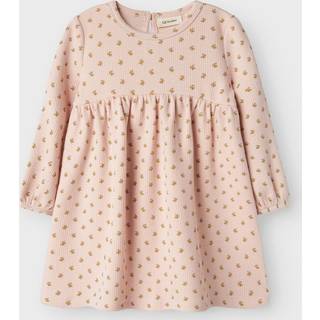 LIL ATELIER Langærmet Kjole Desma Peach Whip