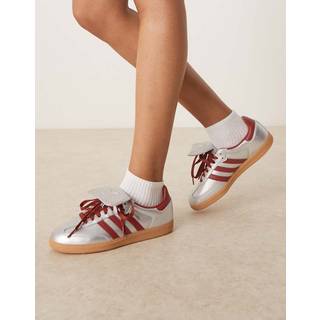 adidas Samba LT - Women's - Silver Metallic Ruby Gum, 36