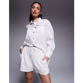 River Island blondeindsats 100% bomuldsshortsEU 46 (UK 18)