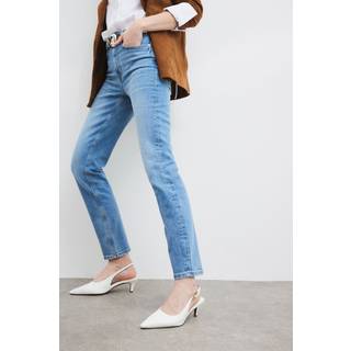 River Island River Island Blue High Rise Slim Fit 100% Cotton Jeans