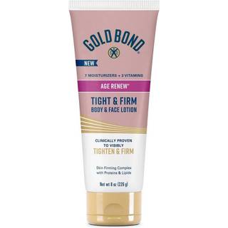 Gold Bond Age Renew Stram og fast krops- og ansigtslotion med proteiner og lipider Hudopstrammende lotion til aldrende t?r hud 8 oz.
