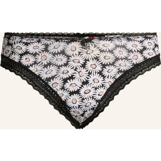 G-streng med marguerit-print og blonder