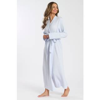 Loungeable Loungeable Blue Waffle 100% Cotton Robe