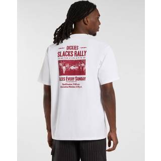 Dickies Slacks Rally S/S Tee T-shirt Herrer størrelse XXL farve hvid