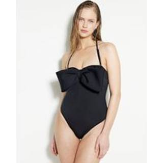 River Island River Island Black Bow Bandeau Swimsuit