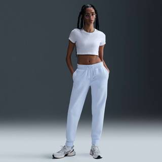 Nike Sportswear Phoenix Fleece-sweatpants med mellemhøj talje til kvinder - blå - XL (EU 48-50)