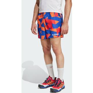 Terrex Multi Light Printed shorts - Semi Lucid Blue / Pure Ruby / Semi Impact Orange / Warm Clay - M 13 CM