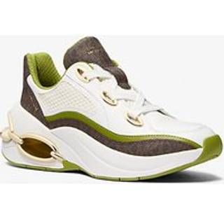 MK Toni Mixed-Media Trainer - Green - Michael Kors - EU 39