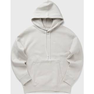 Sweatshirt Nike Solo Swoosh Men&#39;s Fleece Pullover Hoodie Light Bone/ White M - White - M