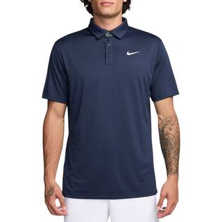 Nike Dri-Fit Tour Texture Mens Midnight Navy/White 2XL Polo trøje