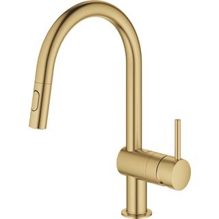 Grohe Minta blandingsbatteri med C-tud og udtræk (cool sunrise) - På lager i butik- På fjernlager - Klar levering