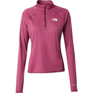 The North Face Women's Sunriser 1/4 Zip Long Sleeve Top Cyber Berry, L