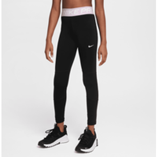 Nike Pro Dri-FIT-leggings til større børn (piger) - sort - M