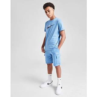 Nike Sportswear-cargoshorts i fleece til større børn (drenge) - blå - XL