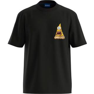 HUGO Blue Nizzerio T Shirt Black