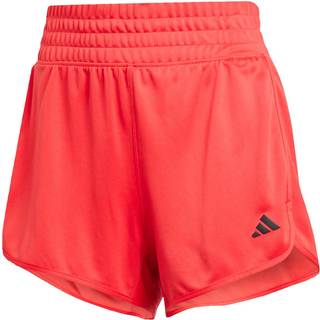 Pacer Essentials Knit High-Rise shorts - Pure Ruby / Black - L 13 CM