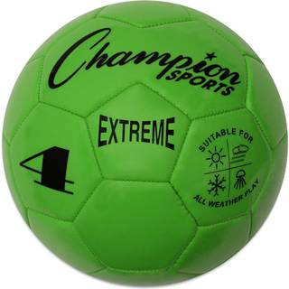 Champion Sports Extreme Series Soccer Ball Size 4 - Youth League All Weather Soft Touch Maksimal luftopbevaring - Kick Balls til børn 8-12 - Konk