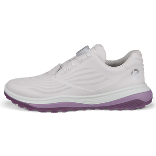 ECCO W Golf LT1 - Golfsko i vandtæt i læder til damer - Pink - Size: 37 (UK 4.5)