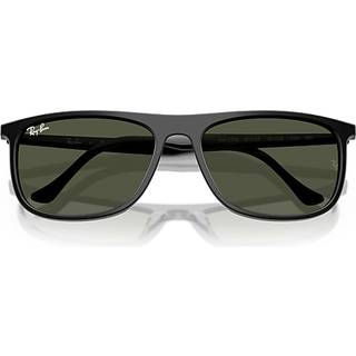 Ray - Ban Unisex RB2216 901/31 Solbriller Acetat Sort Grøn Firkantet Normal