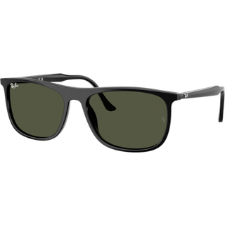 Ray - Ban Unisex RB2216 901/31 Solbriller Acetat Sort Grøn Firkantet Normal