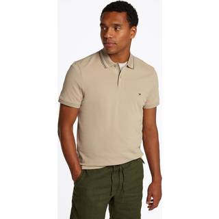 Placket Interest Polo, Sandalwood, L
