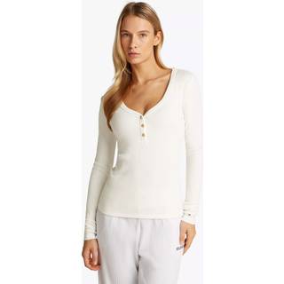 Tommy Hilfiger Tommy Hilfiger White Slim Long Sleeve Henley Top