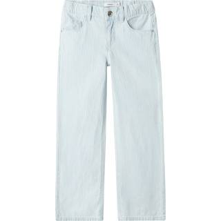Name It Jeans Lys Blå Denim Med Striber