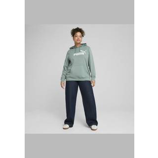 Women&#39;s Puma ESS No. 1 Logo Hoodie, Green, Size M, Clothing - Green Moon - M