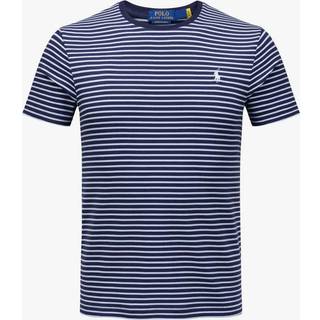 Polo Ralph Lauren Herren T-Shirt blau gestreift Slim Fit