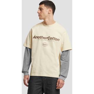 Another Cotton Lab Another Oversize Double Layer Longsleeve Langærmet t-shirt - L - off white