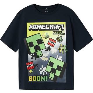 Name It T-shirt Navy Blazer Med Minecraft Print - Str. 11-12y 146/152cm