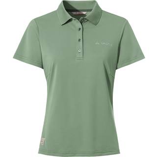 Vaude Women's Essential Polo Shirt Polo-shirt Damer størrelse 44 farve grøn