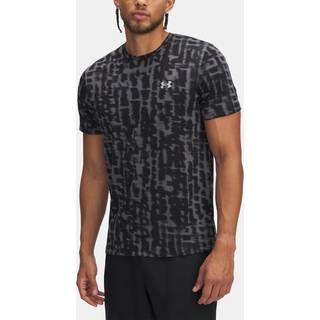 Under Armour UA Launch Print T-Shirt, Black - XS