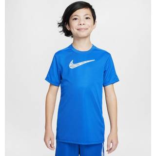 Nike Trophy23 SS T-shirt Str. S 128-137 Junior - Blå til aktive børn