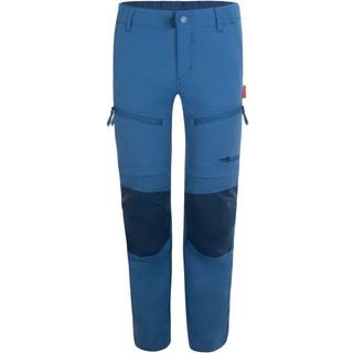 Trollkids Kid's Nordfjord Zip-Off Pants Trekking bukser Børn størrelse 122 farve blå