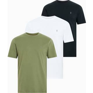 Allsaints 100% økologisk bomuld Seler Crew T-shirt 3 pakkeStor