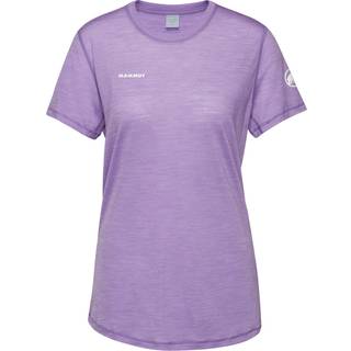 Mammut Women's Tree Wool Firstlayer T-Shirt Merino-shirt Damer størrelse XS farve lavandin melange