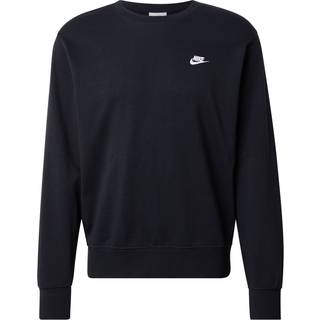 Nike Club-crewtrøje i french terry til mænd - sort - XL