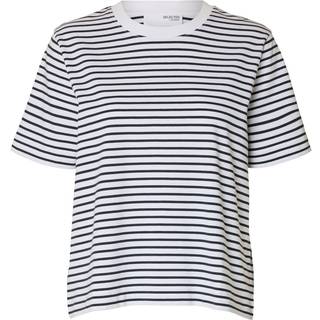 Stribet Boxy Fit T-shirt