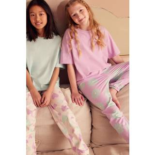 Next Pastel Purple/Blue Joggers Pyjamas 2 Pack (3-16yrs)