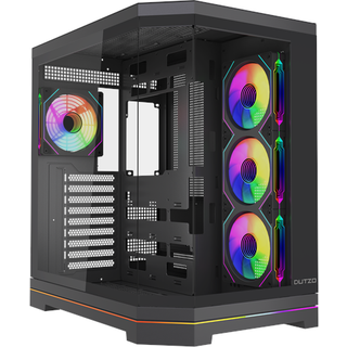 DUTZO C830 Panorama ARGB - Kabinet - Miditower - Hvid