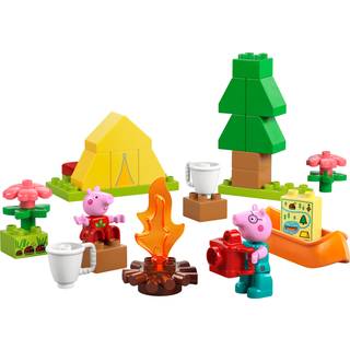 LEGO Duplo Peppa Pig Camping tur Toddler Learning Toy - Sensory Toy For Creative and Developmental Play - Sjov f?dselsdagsgave til Peppa Pig Fans