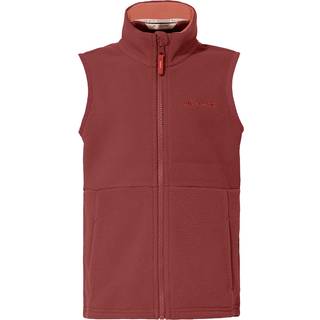 Vaude Kid's Pulex Vest II Fleecevest Børn størrelse 104 farve rød