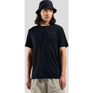 Odlo X Pow Merino Tencel T-Shirt Crew Neck S/S Merino-shirt Herrer størrelse L farve black