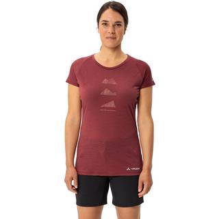 Vaude Women's Tekoa Wool Merino-shirt Damer størrelse 42 farve red