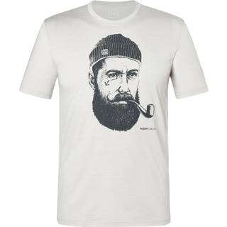 super.natural Sailor Bio Jersey Tee Merino-shirt Herrer størrelse L farve hvid