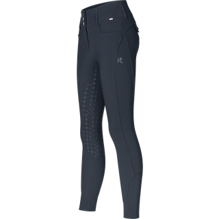 Kingsland - Dame ridebukser, KLKimi, Mid-waist, F-grip, Navy - 36 / Navy