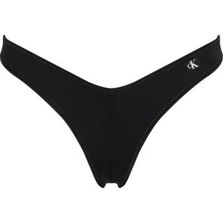 Brazilian Bikini Bottoms - CK Monogram - Black - S